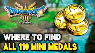 Dragon Quest 3 HD-2D Remake ALL MINI MEDAL LOCATIONS & REWARDS (Many a medal Trophy / Achievement)