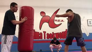 PAULO COSTA BORRACHINHA training at ANDRE LIMA TAEKWONDO LOS ANGELES USA | UFC MMA