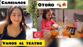 OTOÑO  VAMOS AL TEATRO  CAMBIO DE CLOSET