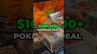 HUGE $100K POKÉMON CARD DEAL AT COLLECT-A-CON  #shorts #pokemon #pokemoncards #pokemontcg