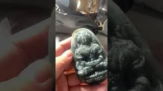 危地马拉翡翠成品毛货，糯化底度母挂件  Guatemala Jade Rough #翡翠 #翡翠直播 #缅甸翡翠 #珠宝 #镶嵌 #危地马拉翡翠 #手镯 #翡翠手镯 #帝王绿