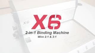 X6 2-in-1 Wire Binder (30SV)