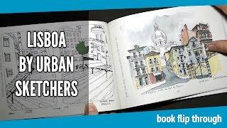 Lisbon by Urban Sketchers (Art Book Flip Through)