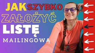 Jak BŁYSKAWICZNIE założyć listę mailingowa w Getresponse