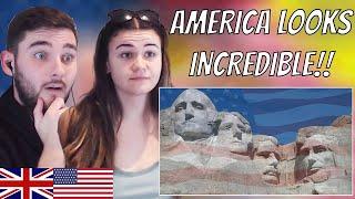 British Couple React to America's Most Famous Landmarks!