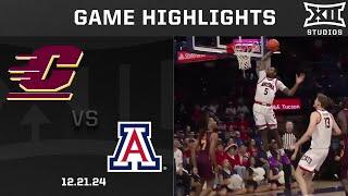 Central Michigan vs. Arizona Game Highlights | 2024-25 Big 12 Men's Basketball