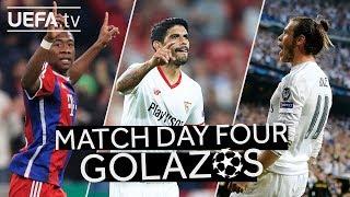 ALABA, BANEGA, BALE: GREAT #UCL Matchday Four GOALS!!