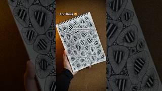 Amazing Doodle Tutorial  Day 190 #doodlewithnadia #shorts #art #drawing #zentangle