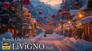 LiViGNO ITALY The Most Beautiful Christmas village in Italy ( Bondì Ghibinet! ) ️4K 50p