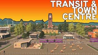 The ULTIMATE First Transit Town Centre In Cities Skylines!