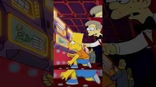 Bart starts a casino #simpsons #shorts