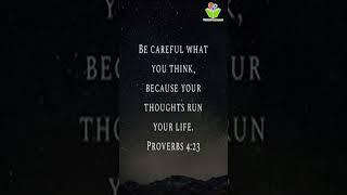 Be careful what you think #bible quotes #christ #proverbs #thinkcreatelearn