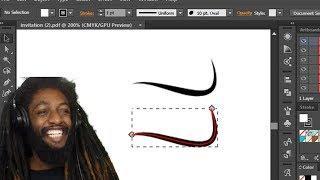 How To Make Custom Brush In ( ADOBE ILLUSTRATOR )