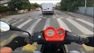 Yamaha Aerox 50cc | Ride to School - No Commentary #1