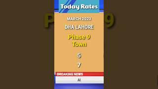 5 M Plot Price DHA Lahore Phase 9 Town #dhalahore