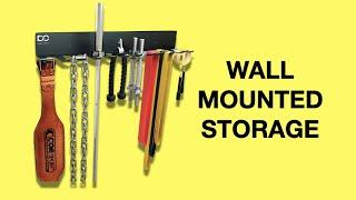 Home Gym Wall Organizer (Vertical Barbell Holder Storage & Organization Ideas)