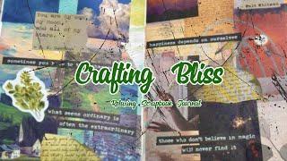 ASMR Crafting Bliss | Relaxing Scrapbook Journal | No Talking  | Paper Therapy