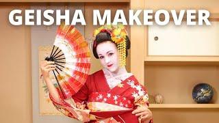 GEISHA (Maiko) MAKEOVER EXPERIENCE // Kyoto, Japan