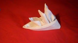 How To Fold Napkins - Bird Of Paradise (Napkin Folding Video)