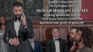 UNCENSORED The speech they tried to hide: Mosab Hassan Yousef at Oxford Union: Israel / Palestinians