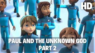 Paul and the Unknown God Part 2 - Superbook - Season 5 - New Full Episode | HD