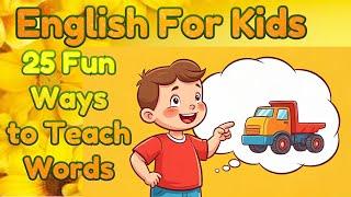 "25 Fun Ways to Teach Descriptive Words to Toddlers (2-4 Years) | Speaking Activities for Kids"