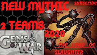 NEW MYTHIC! 2 TEAMS!! | Gems of War key opening | The Lord of Slaughter HOW MANY DID IT TAKE?