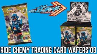 Ride Chemy Trading Card Wafers 03 Box Opening - Kamen Rider Gotchard