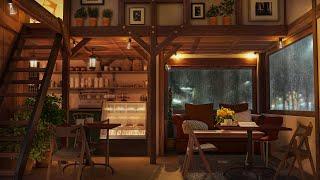 Rainy Jazz Cafe - Slow Jazz Music in Coffee Shop Ambience for Work, Study and Relaxation