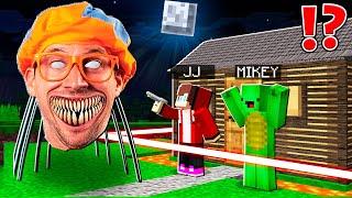 Cursed BLIPPI vs SUPER Secure JJ and Mikey House Protect at 3am ! - in Minecraft Maizen