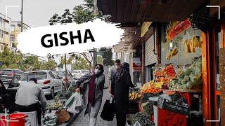 TEHRAN 2023 / WALKING ON GISHA STREET POV / خیابان گیشا ( کوی نصر) ایران 1400