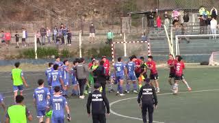 FINAL CON DISTURBIOS ATLÉTICO CARLOS PAZ VS LASALLANO. TORNEO CLAUSURA PRIMERA B LCF 2023.