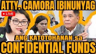 ATTY. CAMORA IBINUNYAG ANG KATOTOHANAN SA CONFIDENTIAL FUNDS! REP. PADUANO GALIT NA GALIT!