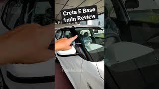 1Min Car Review Creta E Base Model #shorts #takuliautotalks #viralshorts #short