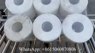 Ghana automatic maxi roll tissue paper shrink wrapping machine