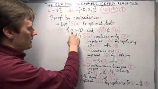 AALG4: Greedy algorithms,  the coin changing example