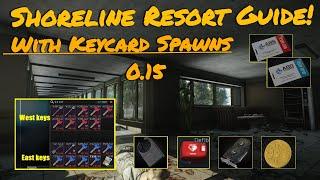 Shoreline Resort Loot Guide With Keycard Spawns. Escape From Takov 0.15