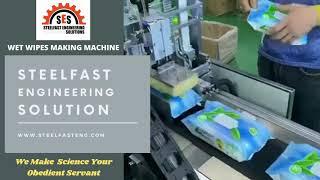 Wet Wipes Making Machine all Process 2021 From Steelfast Engineering Solution Pvt. Ltd. 2021