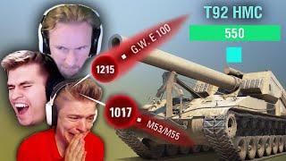 Best Arty Moments of World of Tanks Streamers #2