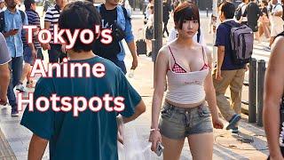 A hot summer day in Tokyo's 2 Anime Epicenters