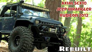 Axial SCX10 Jeep Wrangler Rubicon 2012 Upgraded Scale Crawler! (Short Film)