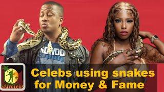 10 Mzansi Celebs who Used Snakes for Riches