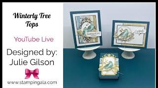 Elegant Bird-Themed Cards & Treat Box | Winterly Tree Tops Bundle Tutorial