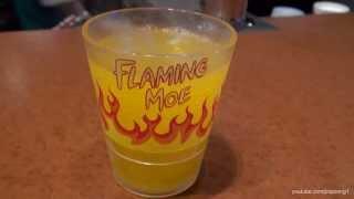 Flaming Moe in Springfield at Moe's Tavern - Universal Studios Florida