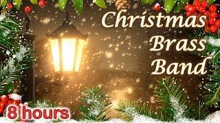  8 HOURS  CHRISTMAS MUSIC  BRASS BAND Carols  Christmas Music Instrumental  Quintet Ensemble