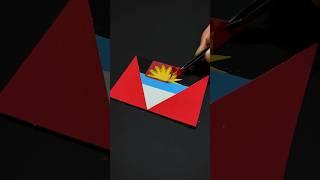 Drawing the flag of Antigua and Barbuda  What’s next? #art #creative #painting