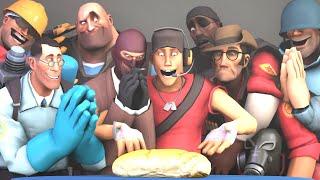 How TF2 mercs eat Bread (SFM animation)