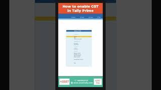 How to Enable GST In Tally prime?|Asset Tally| #Tally sparks #tallyprime #tally #gst #tallysolution