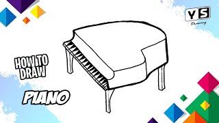 How to draw a Grand Piano