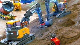 BEST OF RC TRUCKS AND CONSTRUCTION MACHINES/ VOLVO RC DIGGER DUO/ SWISS SCALE RC TRUCKS